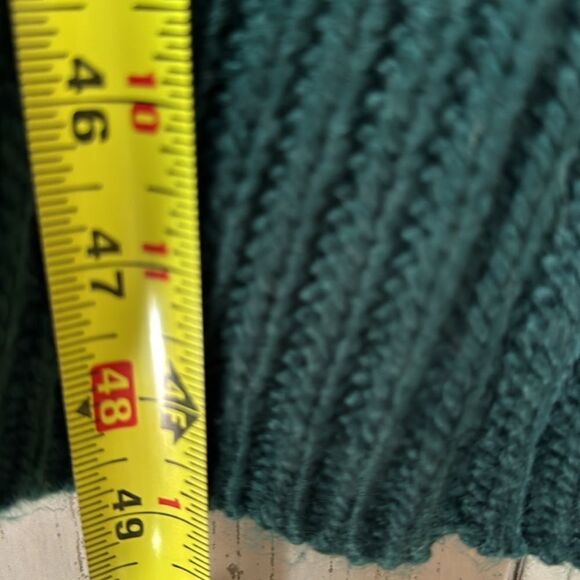 ELOQUII Dark Green Ribbed Button Front Sweater Dress Cozy Chic Minimalist Soft - Picture 16 of 16